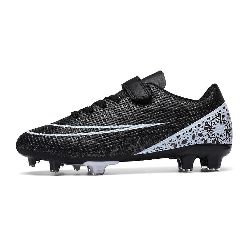 Low-top indoor and outdoor sports children's football shoes long broken nails youth Velcro training shoes football shoes