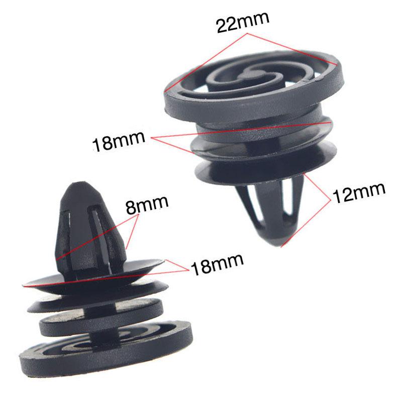 20pcs D385 Car Door Panel Clips for Volkswagen Skoda