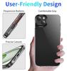 Crystal Clear Case for iPhone 15 16 17 Air Plus Pro Max, Anti-Yellowing Shockproof Transparent Cover with Air-Guard Corners Anti-Drop Protective Shell