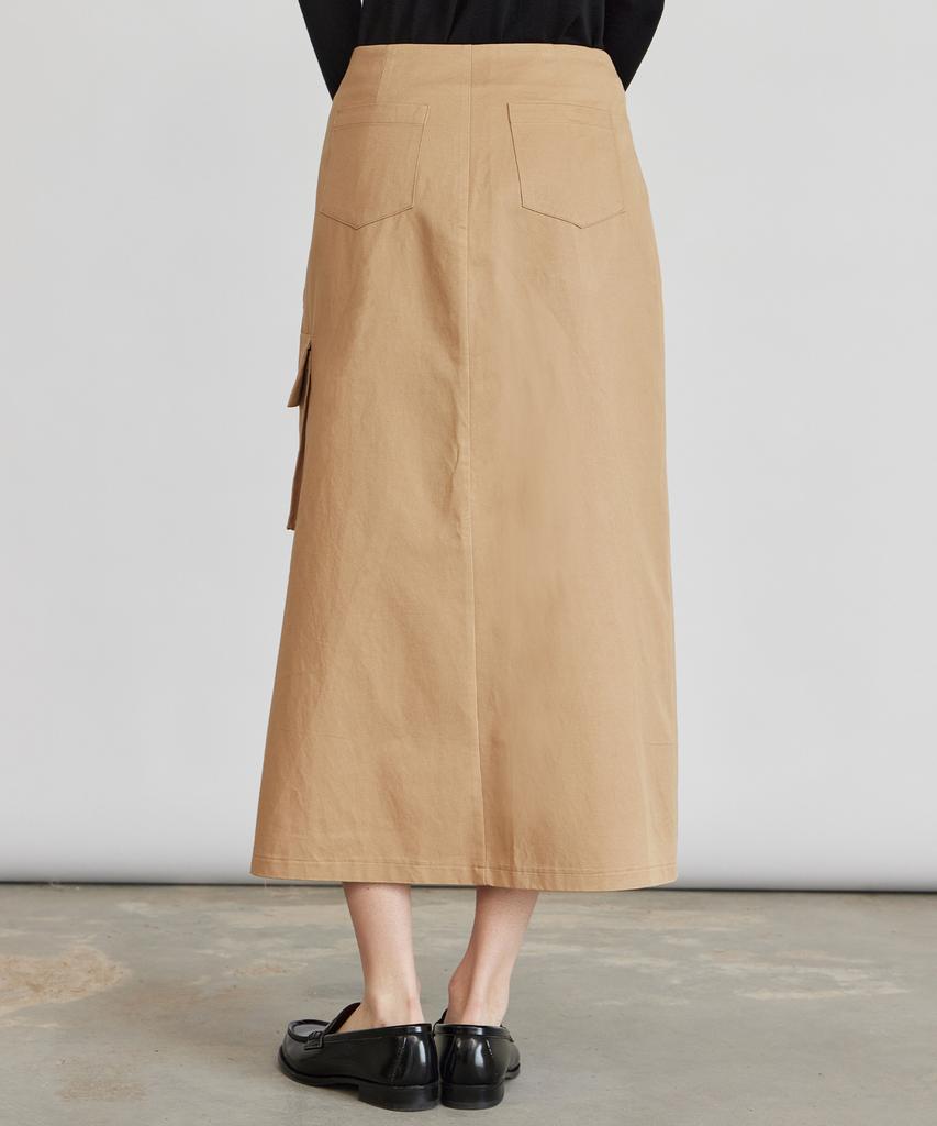 ITOV SEOUL Cargo Long Wrap Skirt Be