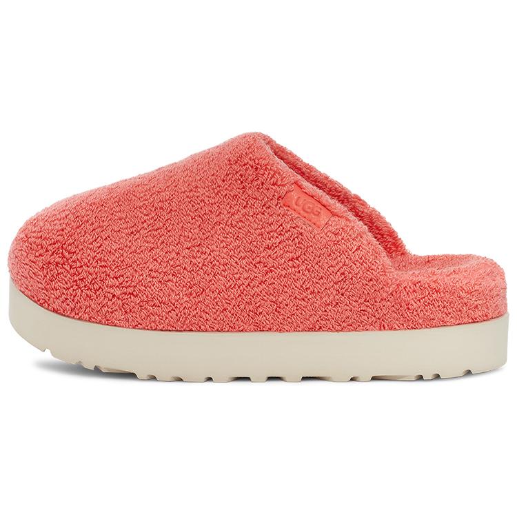 UGG Fuzz Sugar Terry Slide Fabric Fashion Slippers Women's Peach Pink 1126386-PBLSS