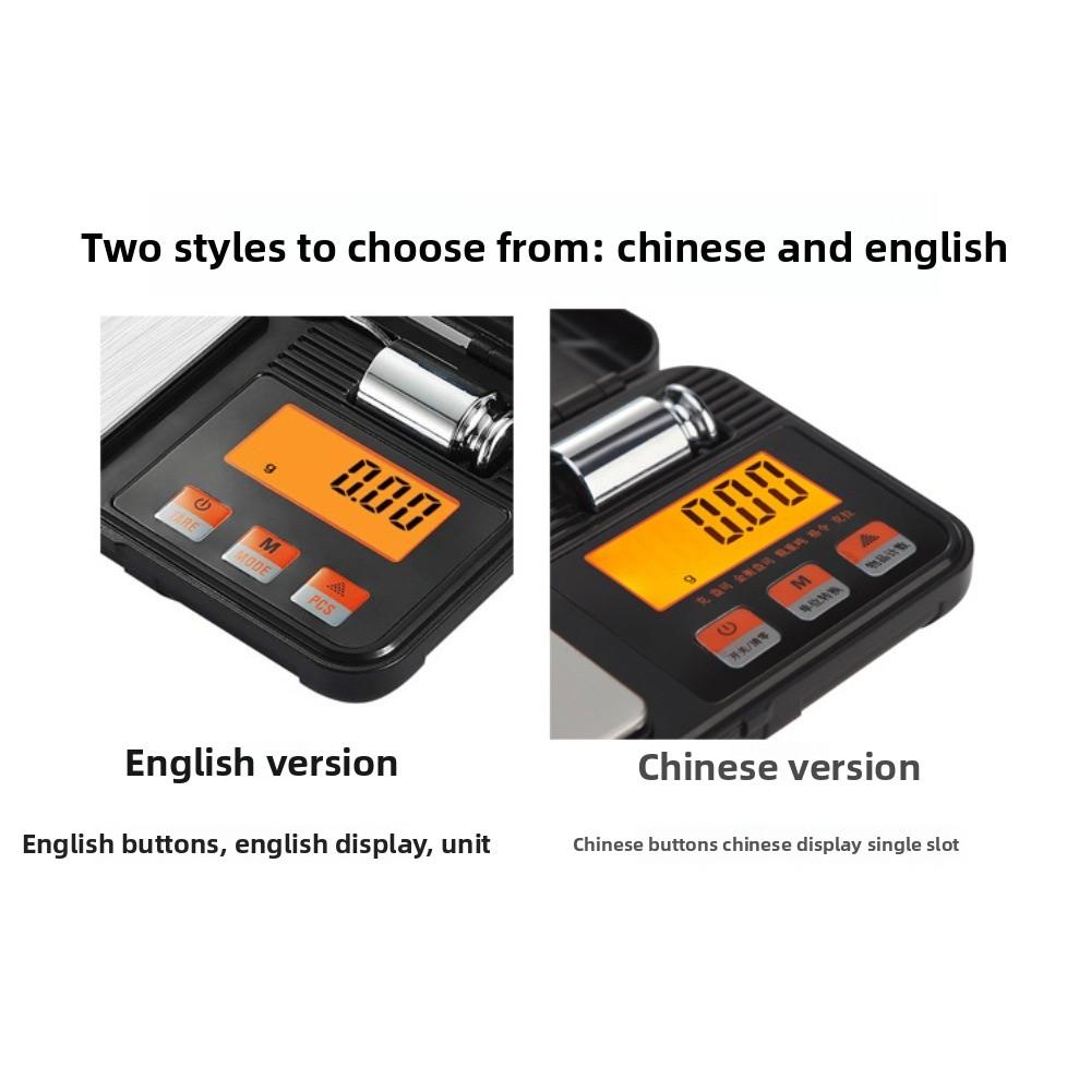 Precision Portable Electronic Scale Wholesale Mini High Precision Balance 0.001g Precision Jewelry Scale Millimeter Small Gram Scale