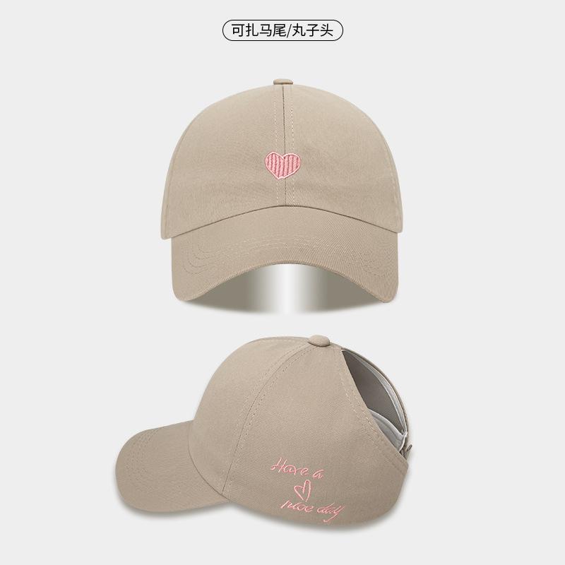 Hat Women'S Summer Outdoor Sports Breathable Shade Empty Top Cap Golf Horsetail Baseball Cap