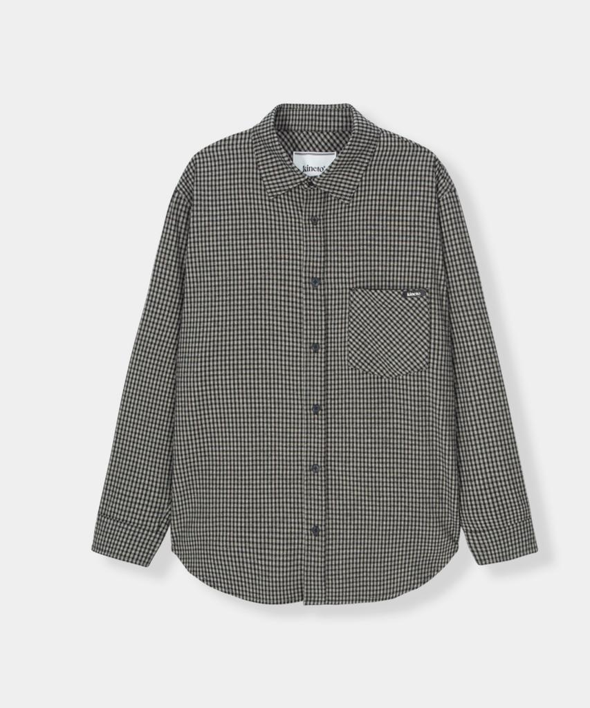 KINETO Women'S Classic Check Shirt_Black