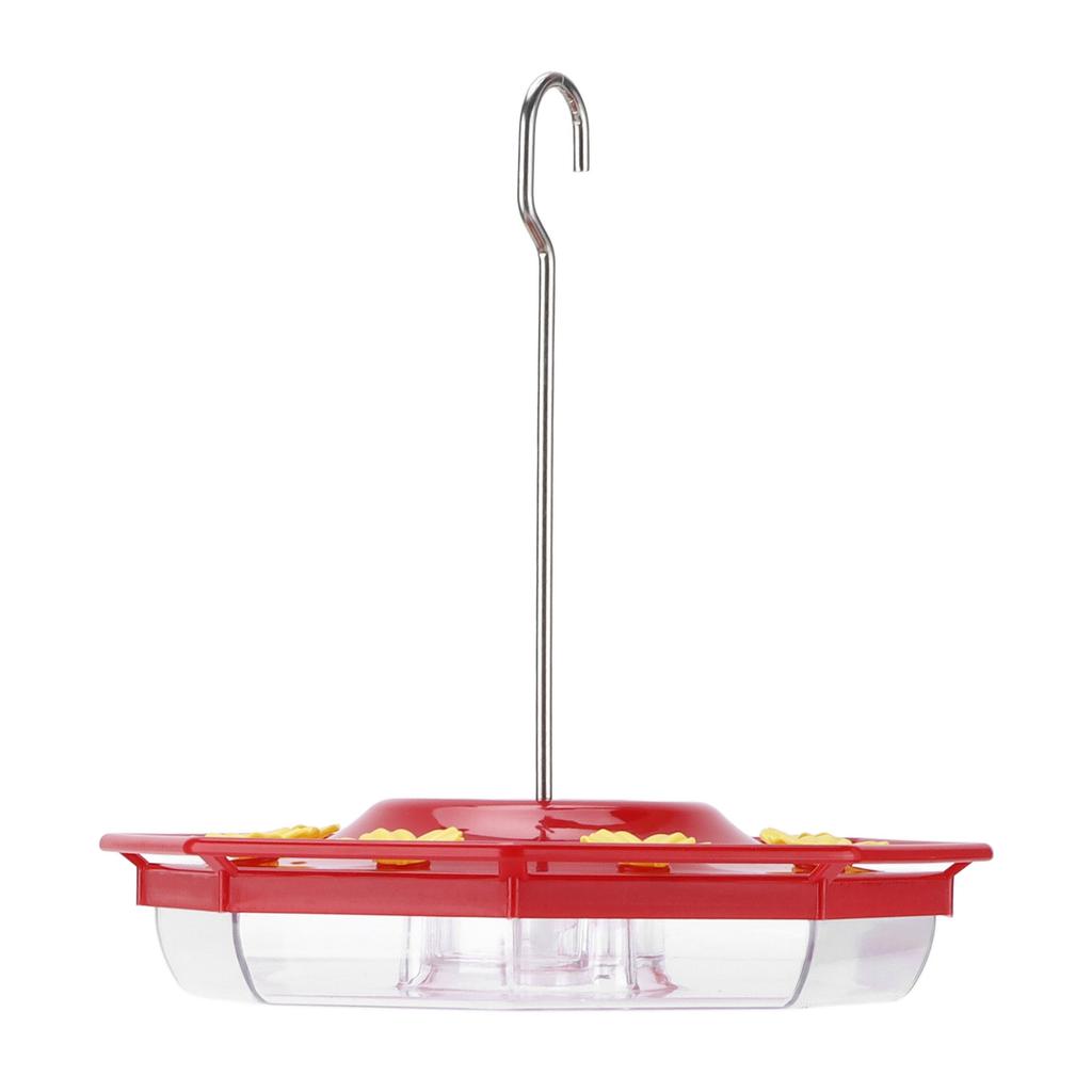 Kolibri-Futterspender 16oz Hängend Auslaufsicher Vogelfutterspender mit 8 Futterstellen für Außen Garten Hof