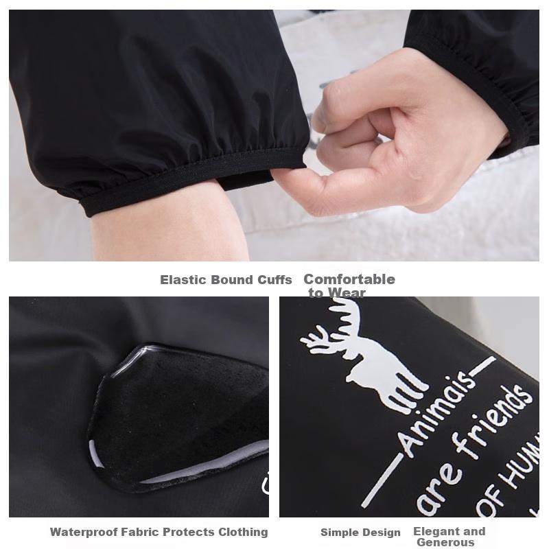 Meilixin Long Waterproof Sleeve Covers for Cooking, 1 Pair Pack, Splash-Proof Kitchen Gloves, Hand Protection against Oil And Scalding