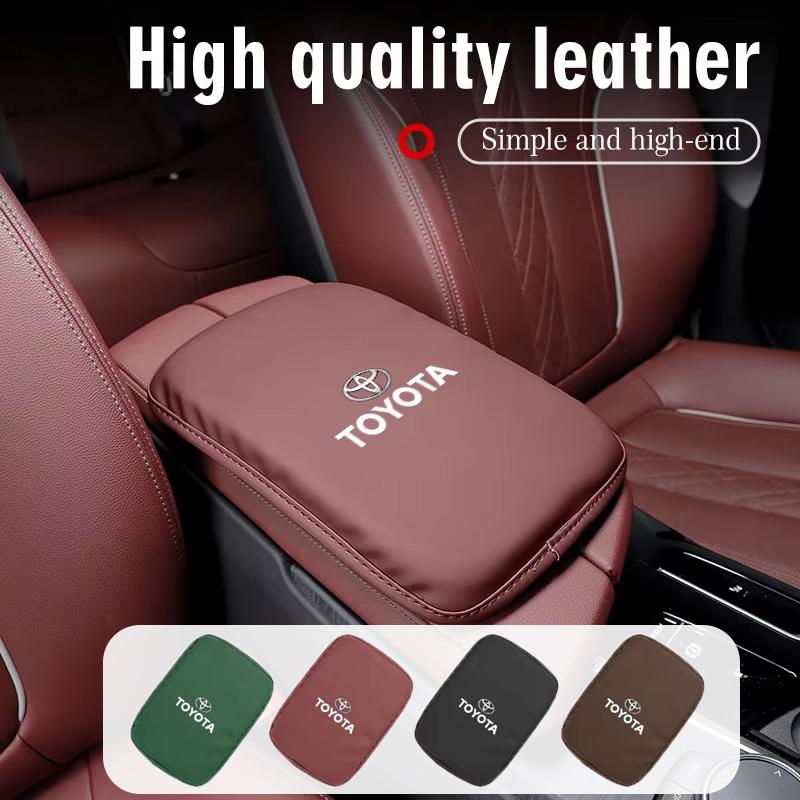 Car Armrest Box Pad Center Console Arm Rest Storage Pocket For Toyota Corolla Aygo Prius RAV4 Crown Camry Avensis Gazoo Racing HJ3S8