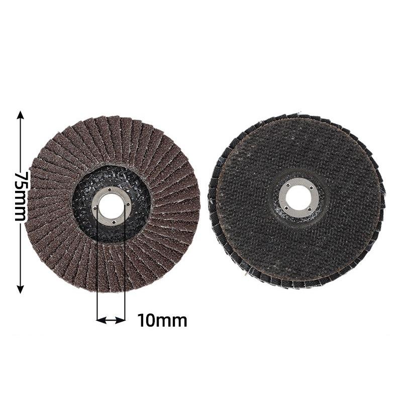 75mm 3 Inch Flap Discs 3pcs Abrasive Sanding Wheels For Angle Grinder Metal Wood Polishing Tools Accessories 80#