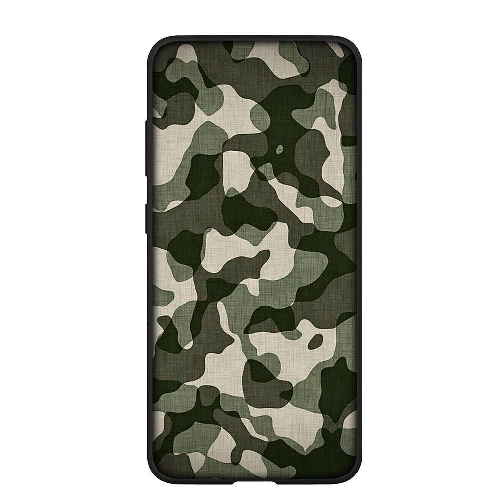 Kryt na telefon pro Samsung Galaxy S25 S24 S23 iPhone 16 15 Xiaomi Redmi Note 14 13 12 16E X 11 Pro Max Moto Huawei Camo Vojenský Armádní Kamufláž Umělecký Kryt
