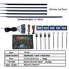 18in1 Car interior lights rgb Car Led interior car led strip lights for car ambient light door lighting Foot decorative lamp