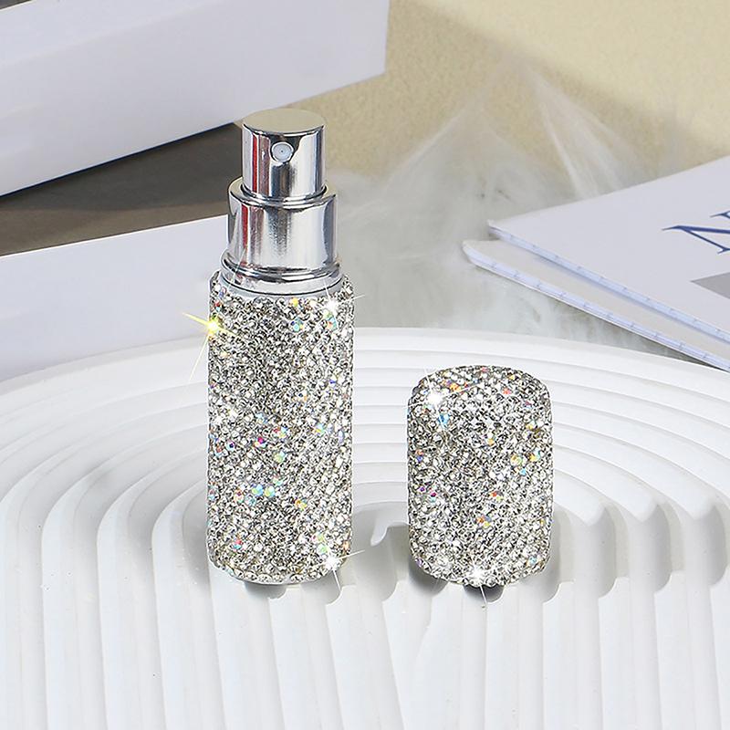 10 ml Błyszcząca Diamentowa Podróżna Butelka na Perfumy z Atomizerem do Napełniania Kieszonkowa Przenośna Podróżna Butelka na Perfumy do Napełniania Akcesoria