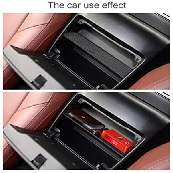 YIWANG Car Center Console Armrest Storage Box Organizer Tray with Partition Panel For Mazda MX-5 RF Miata 2015-2019
