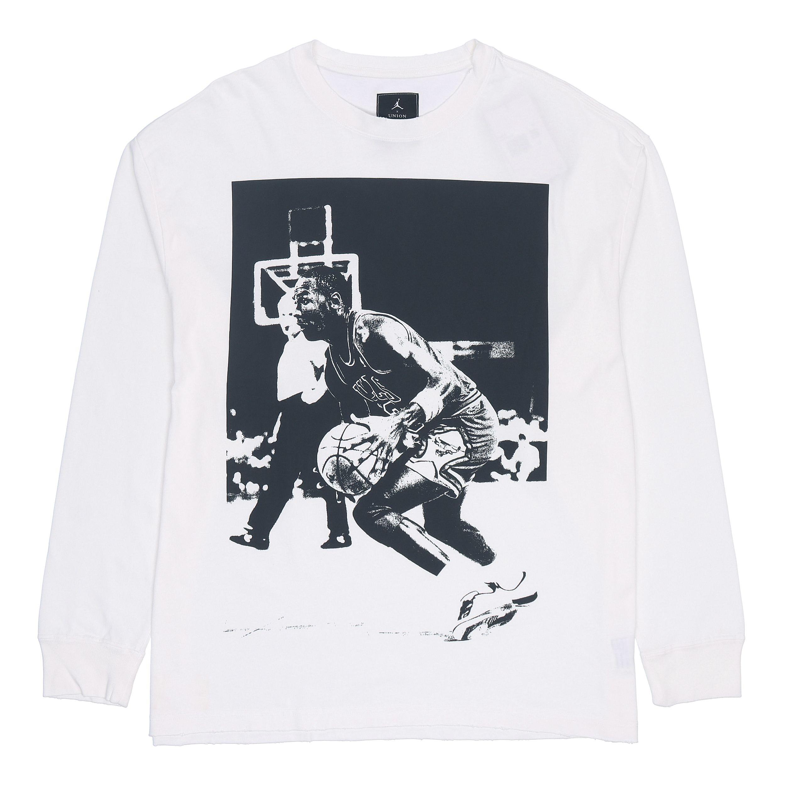 Jordan X Union M J L/S T Shirt Asia Sizing DM2842-133 S