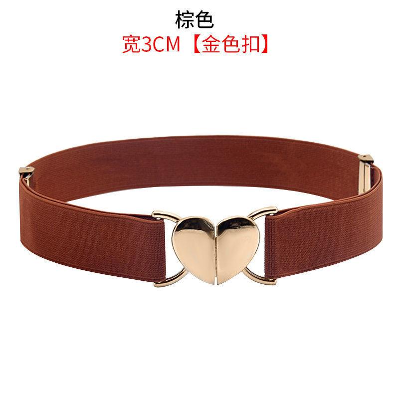 Contemporary Womens Elastic Waist Band With Smooth Buckle Fashionable Design For Occasion Every