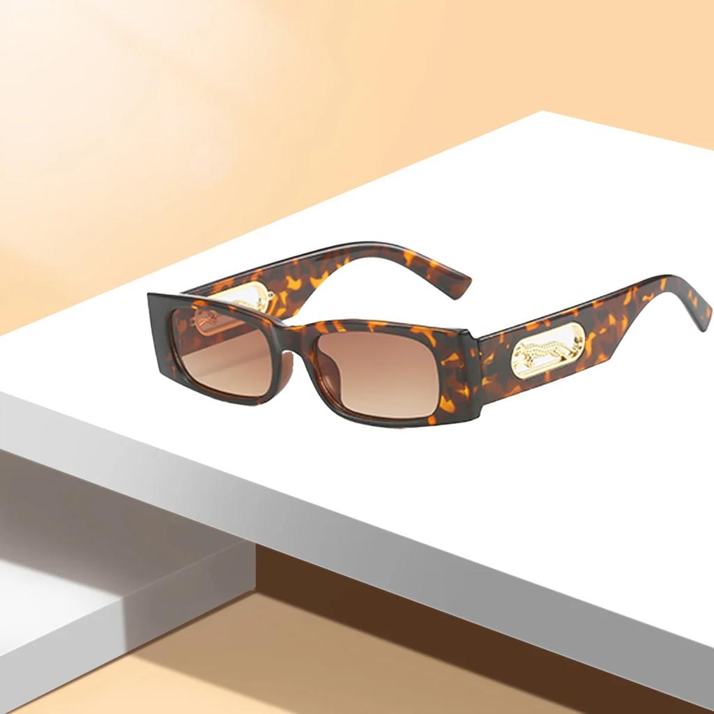 Vintage Men Women Big Sunglasses Men Square Shades Brand Designer Unisex Sun Glasses Black Lense Male Female Sunglasses Uv400