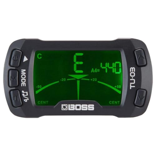 

BOSS Boss Clip Tuner/Metronome TU-03 Compatible with Guitar/Bass/Ukulele/Violin Advanced Metronom...