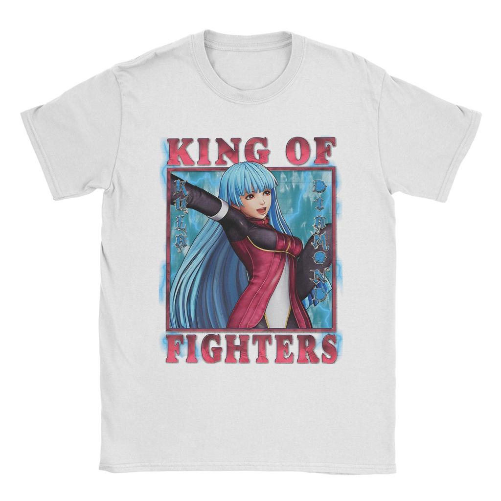 Oversized T-Shirt Summer King of Fighters XV Ice Doll Kula Diamond Hip Hop T-Shirts Cotton Tee Shirt for Unisex Short Sleeve Tops