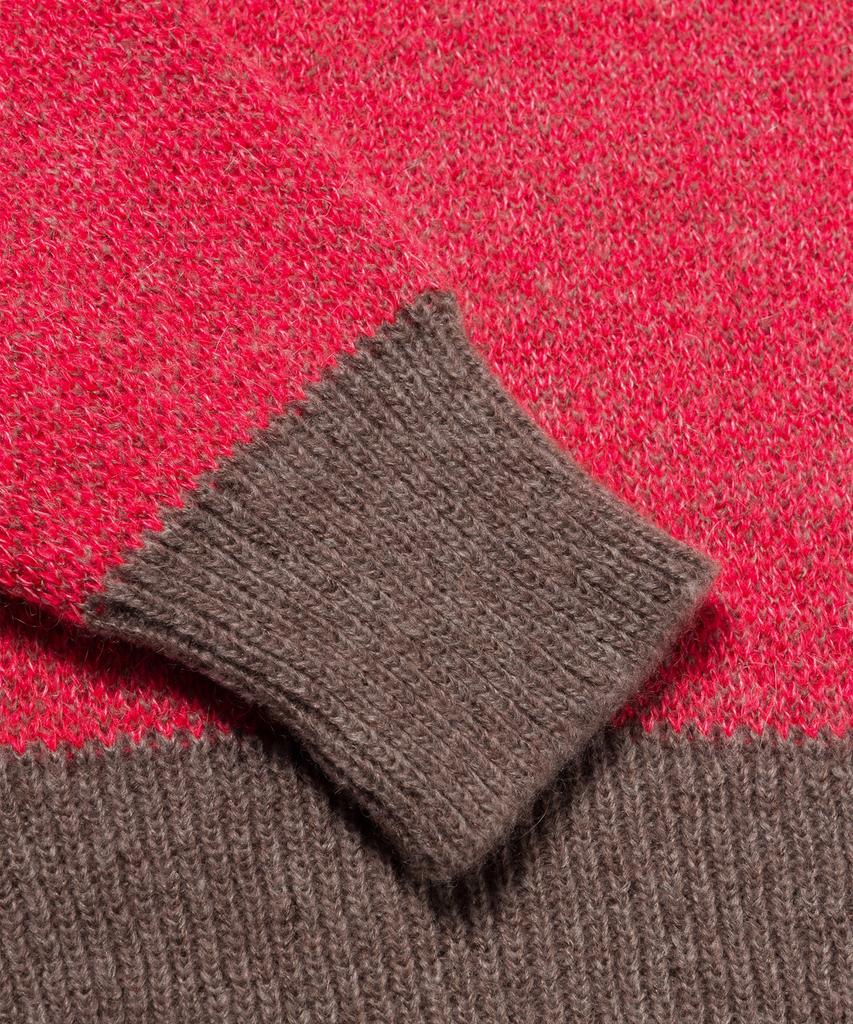 ARIES (U) Brushed Mohair Crew Neck Knit Pink