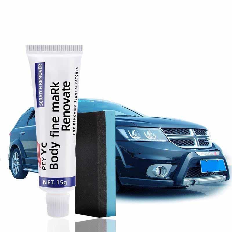 

Auto Paint Scratch Remover, Deep Scratch Repair Polish, Car Polishing Compound Wax, Abrasive Rubbing Compound for Swirl Marks 15ml(with sponge)