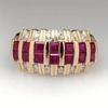 Small Retro Design Inlaid with Zircon Geometric Ring, Women's  Trendy Holiday Party Accessories Jewelry