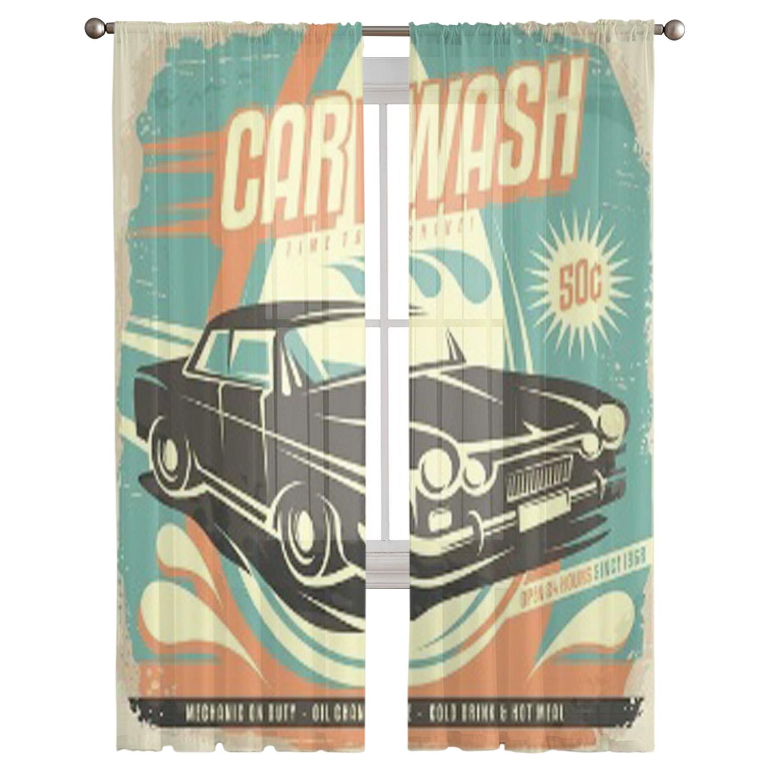Ретро дизайн плаката для автомойки — фото 3
