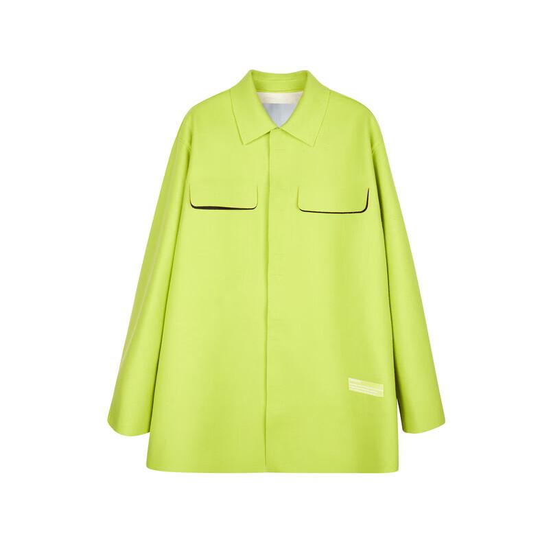 CROQUIS Men's Shirt-Style Wool Blend Casual Jacket