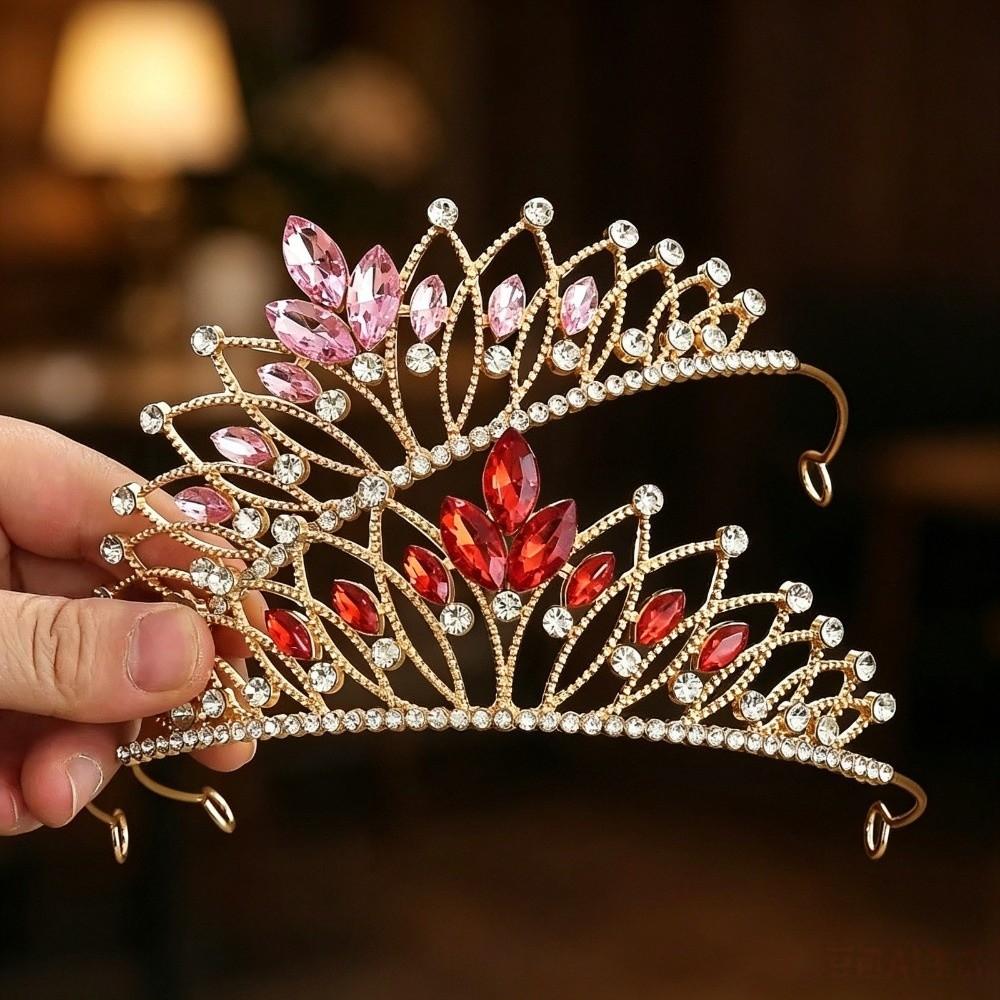 Rhinestone Queen Princess Crowns Birthday Crown Bride's Crown Hair Accessories
