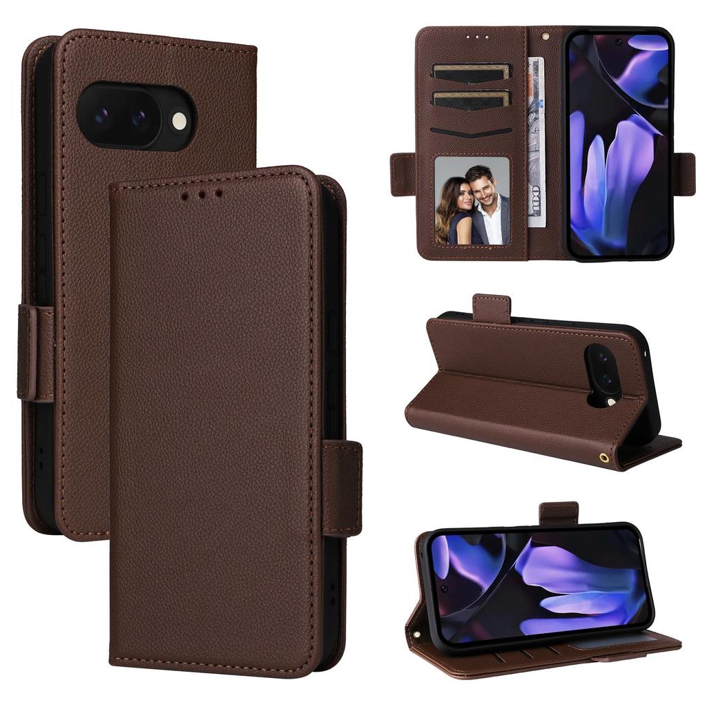 Flip Cover compatible for Google Pixel 10A PU Leather Phone Case Full-Body Protection with [RFID Blocking]