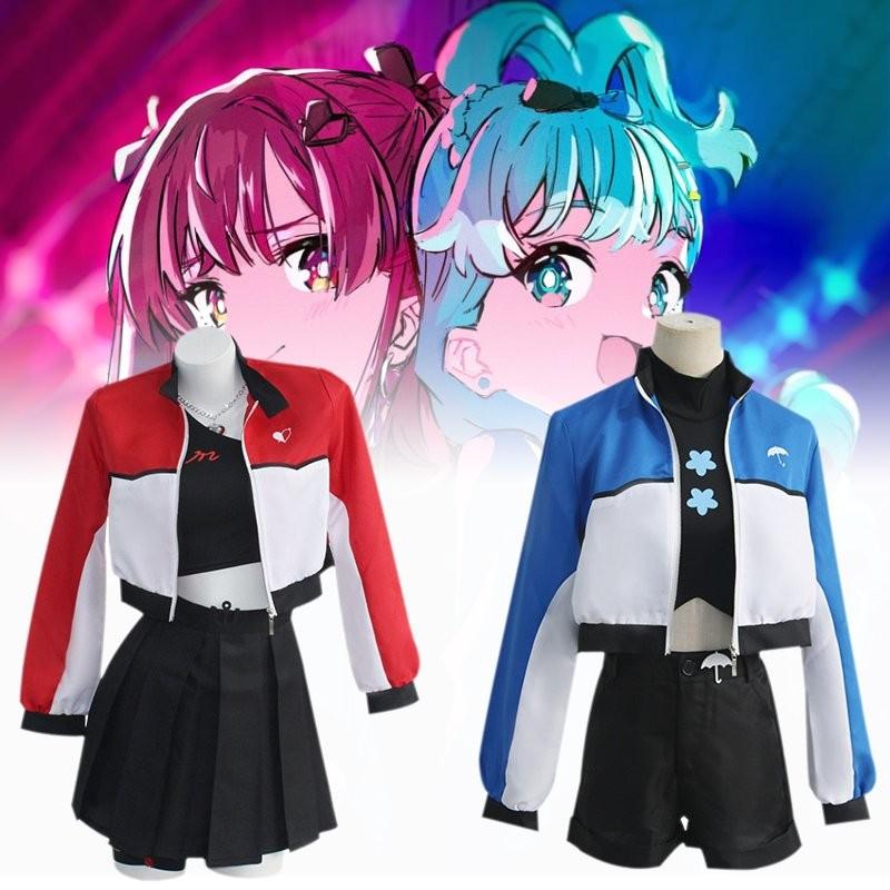 Marine Hololive Role Kobo Festivals Cosplay Decoration Costume Set Performance