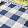Plaid Table Cloth Modern Rectangle Table Cover Blue&White Tablecloth Home Kitchen Decoration For Party Mantel Mesa Home Decor
