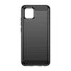 Carbon Case Flexible Cover For Samsung A03S Eu (166.5) Black