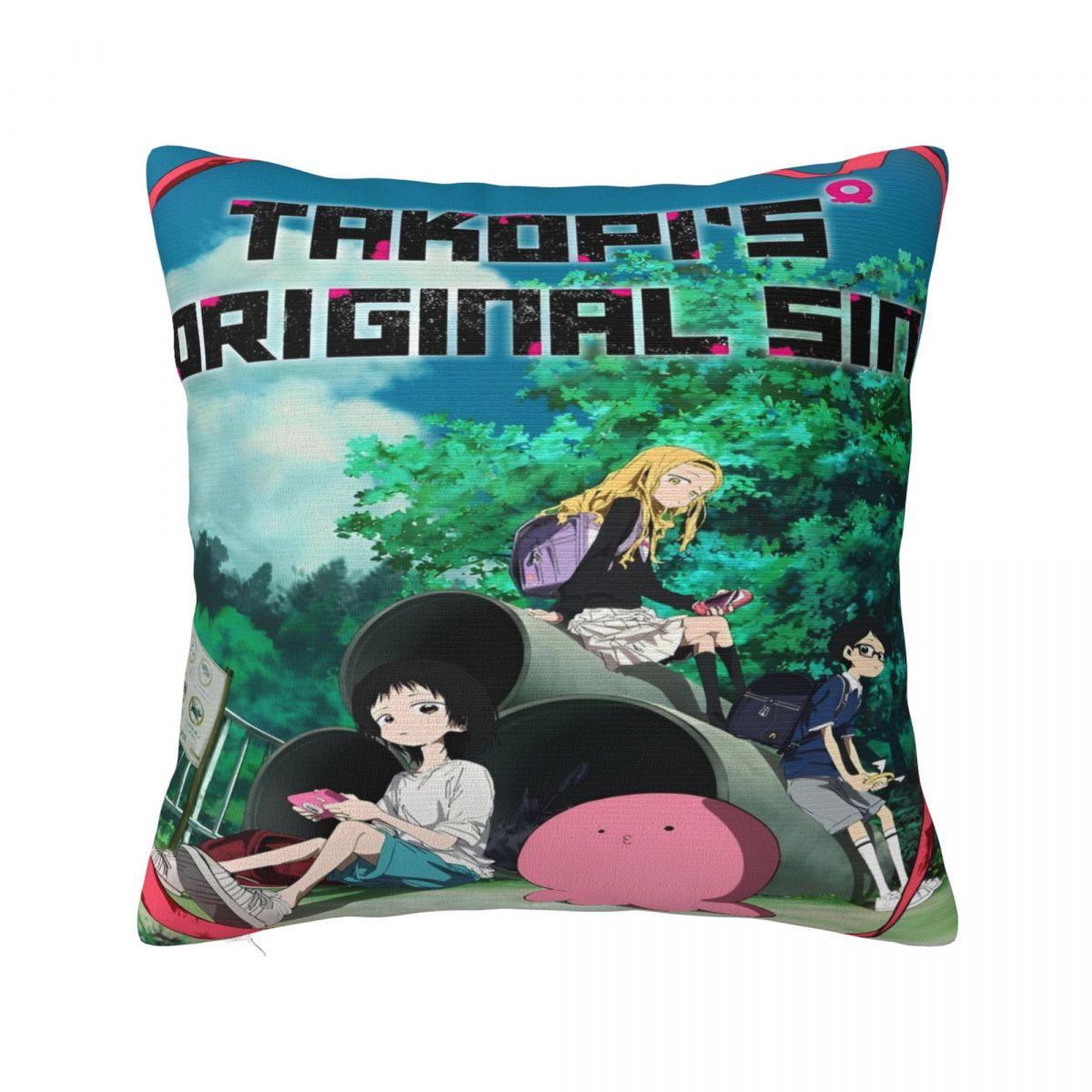 Домашний декор Оригинальный грех Такопи Наволочка Аксессуары Наволочки Квадратные Разные Размеры 12x12Inch