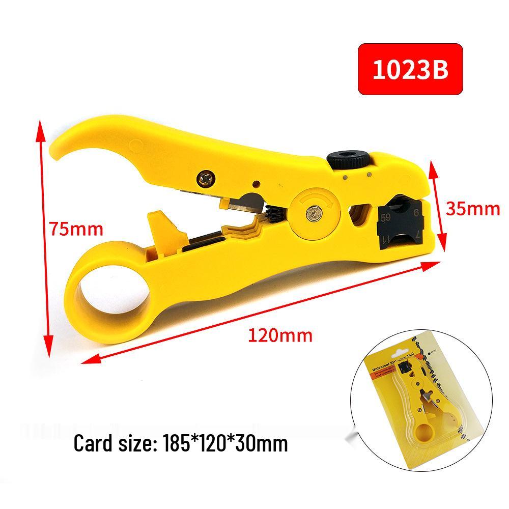 8" 5-in-1 Multifunctional Manual Wire Stripper, Cutter, Crimper, and Skinning Pliers.