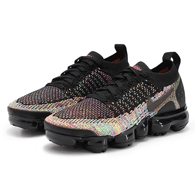 Nike Air VaporMax Flyknit 2 Schwarz Mehrfarbig Damen 942843-015