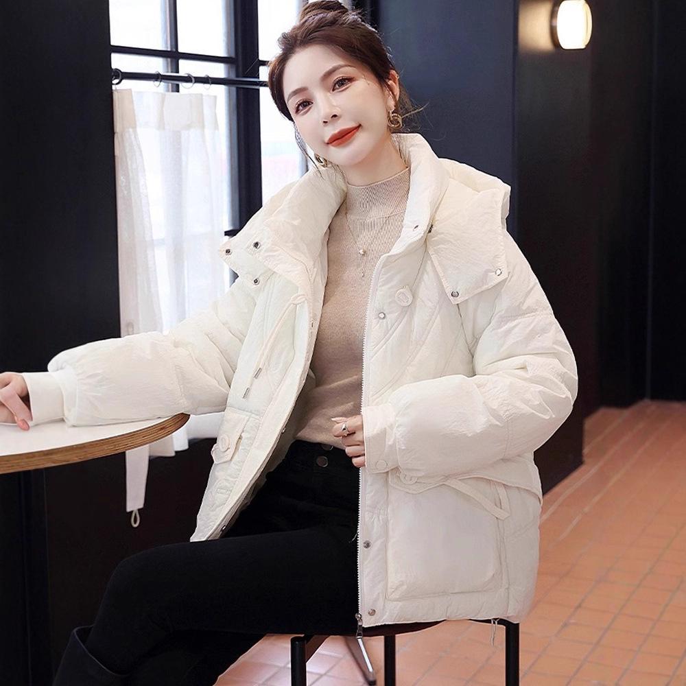 Women’s Short Hooded Windproof Thicken Warm Winter Jacket 4 Colors