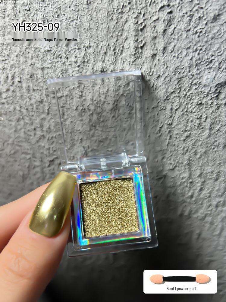 6-Color Iridescent Aurora Nail Art Magic Mirror Powder – Super Bright, Fine Glitter, No Flying Powder