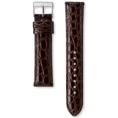 Watch Replacement Genuine Cowhide Crocodile Pattern Cut Glazed Lug Width Buckle Width Dark RS09C20DBN Smart Change [Seiko Watch] Band, Part,