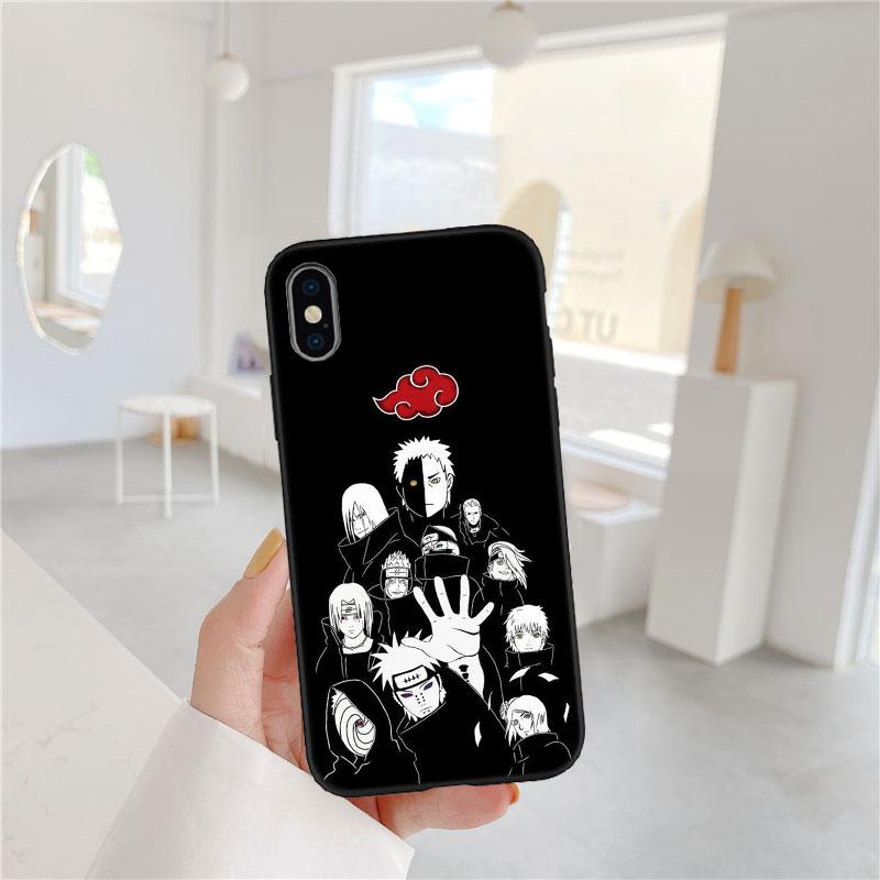 LO10 Anime Naruto Akatsuki Soft Shell Phone Case for Xiaomi Poco C40 C50 C51 C55 C65 C71 C75 F3 F5 F6 F7 M2 M3 Pro Ultra