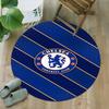1pc C-Chelsea  Carpet, Round Rug, Comfortable, Suitable for Entryways, Living Rooms, Office, And Bedrooms, Christmas Decoration