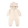 Baby Boys Girls Clothes Long Sleeve Rompers Solid Hoodies Bear Jumpsuit Costume Infant Onesies Bodysuit Newborn
