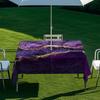 Outdoor Rectangular Table Cover With Starry Sky Sand Flow Waterproof Elastic Edge Patio Garden Dining