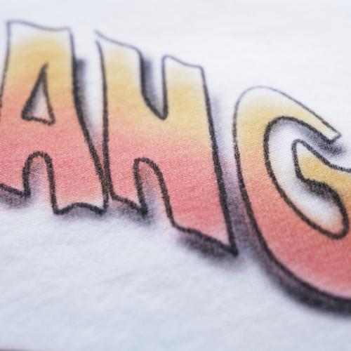 BONRROW Crop Old Orange Tee_Wh