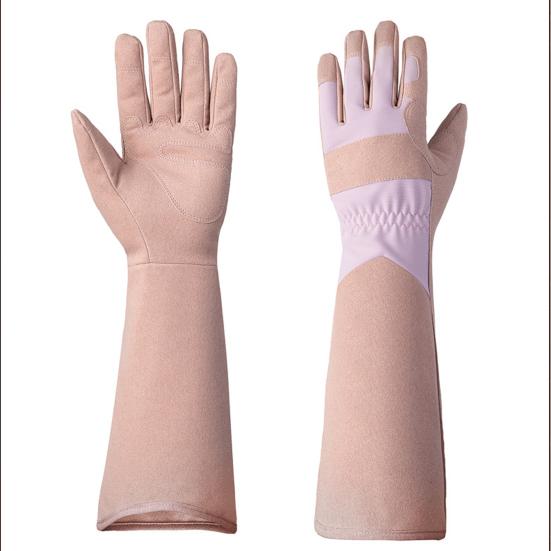 

1 пара длинных профессиональных проколостойких садовых перчаток, подарки для женщин и мужчин, для обрезки роз и кактусов