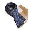 Men's Scarf Winter High-end Letter Fashion Scarf Men's Winter New Black Business Versatile Winter Containing Wool