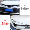 For Toyota Camry XV70 LE XLE 2018      Car Front Hood Bonnet Grill Grille Bumper Lip Molding Mesh Trim Cover