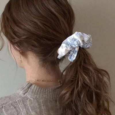 Oar French Etoile Scrunchie [Blue]