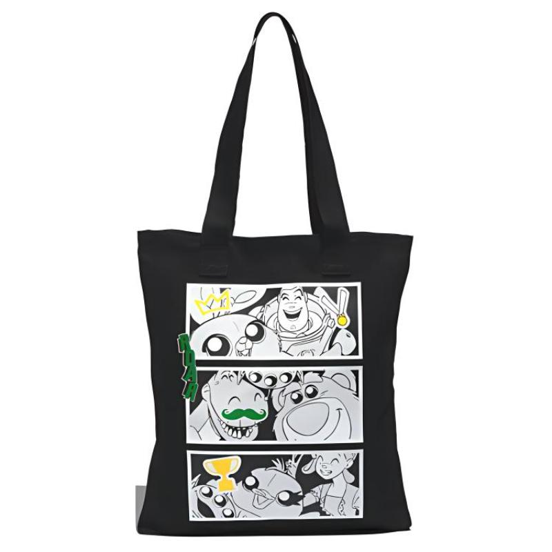 Adidas Originals X PIXAR ANIME Disney Pixar Kollaboration Baumwoll-Umhängetasche Unisex Schwarz Adidas HE3084