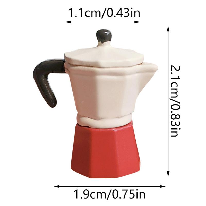 1/12 Dollhouse Simulation Coffee Machine Model Dollhouse Kitchen Decor Toys Dolls House Accessories Pretend Play Toy
