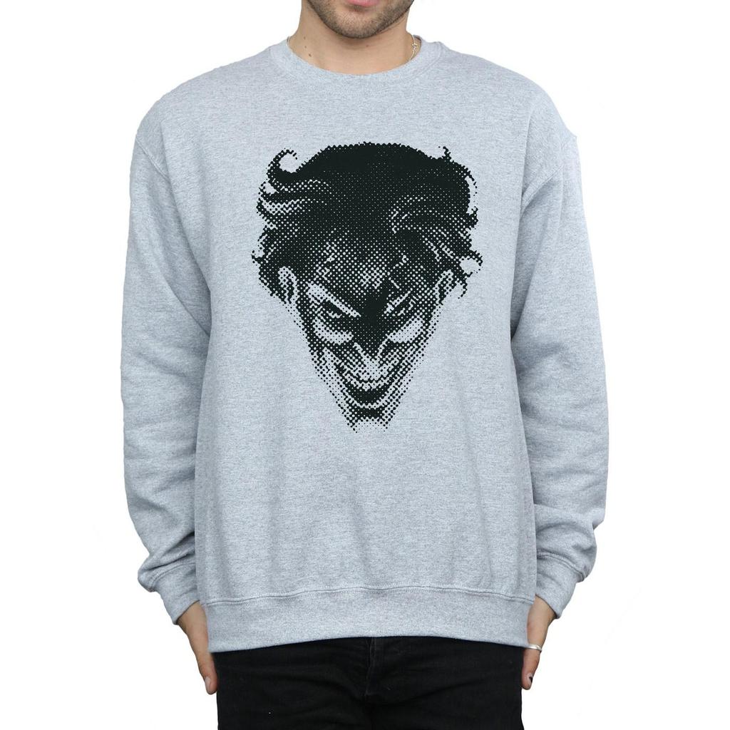 DC Comics Herren The Joker Spot Face Sweatshirt
