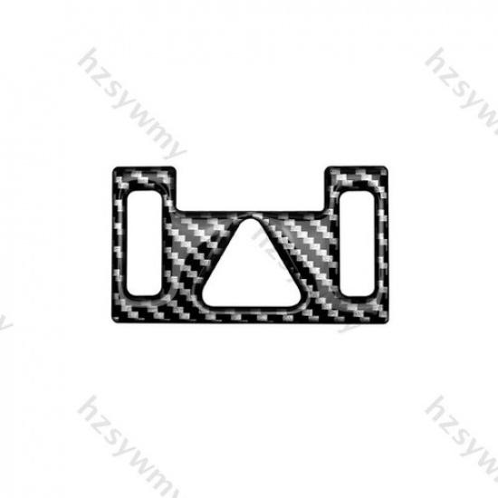 Central Console Switch Frame Trim Carbon Fiber Print ABS For Kia Forte K3 19-23